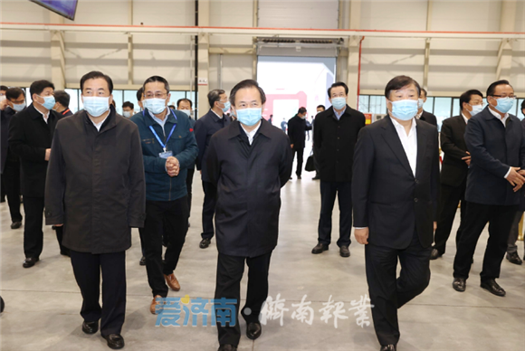 李干杰调研中国重汽智能网联（新能源）重卡项目