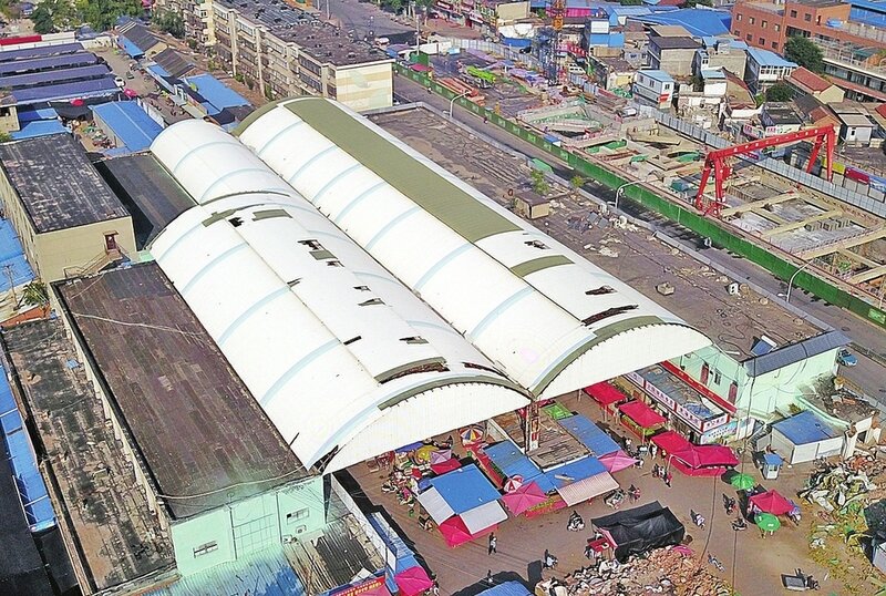 八里桥蔬菜批发市场部分搬迁24年老市场请记住它最后的模样